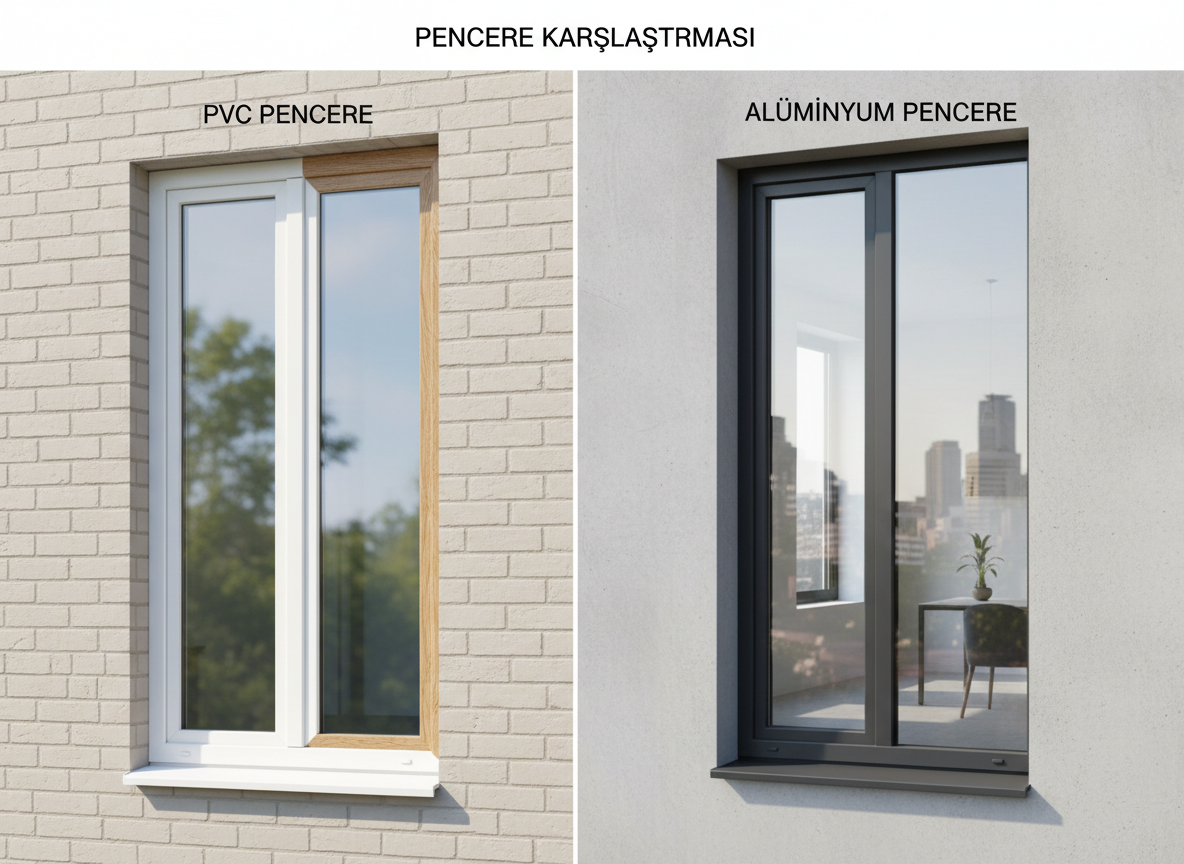 En İyi Pencere Hangisi? PVC mi Alüminyum mu? | Nutem PVC Rehberi